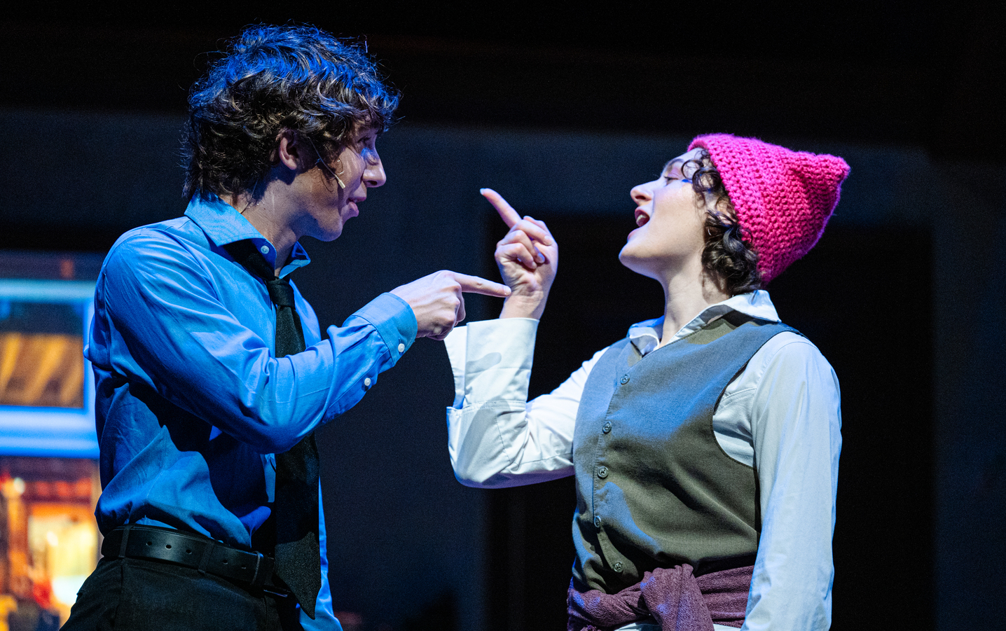 Little Women Now rehearsal